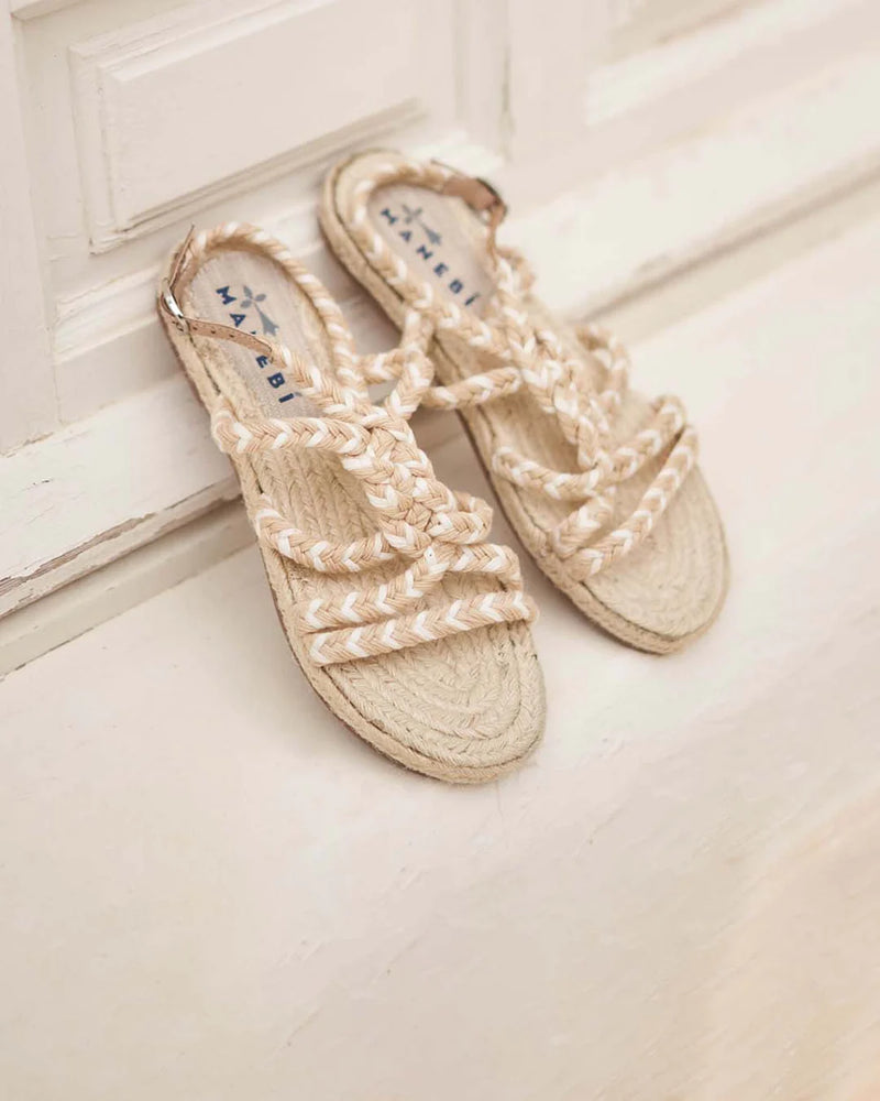 Rope Sandals White
