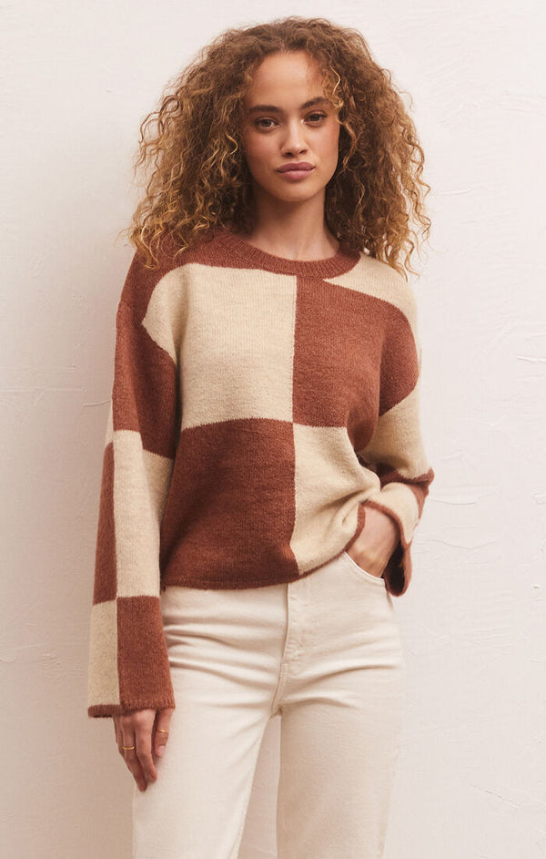 Rosi Blocked Sweater Penny