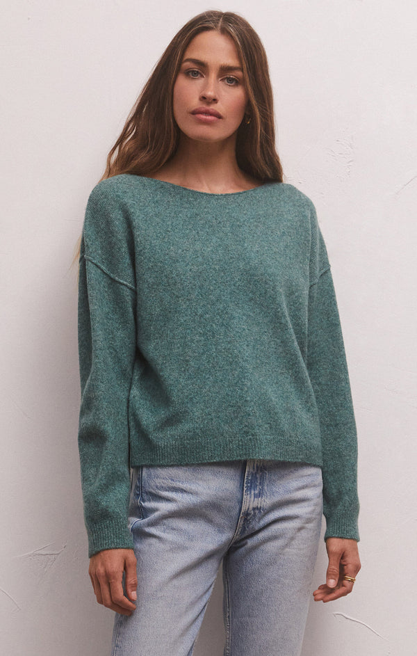 Everyday Pullover Sweater Calypso Green
