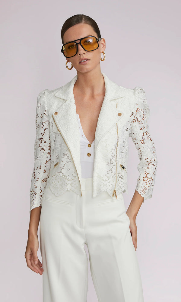 Malibu Lace Jacket White