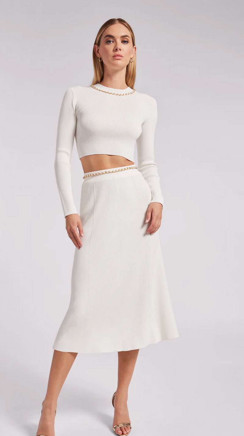 Tiana Skirt White