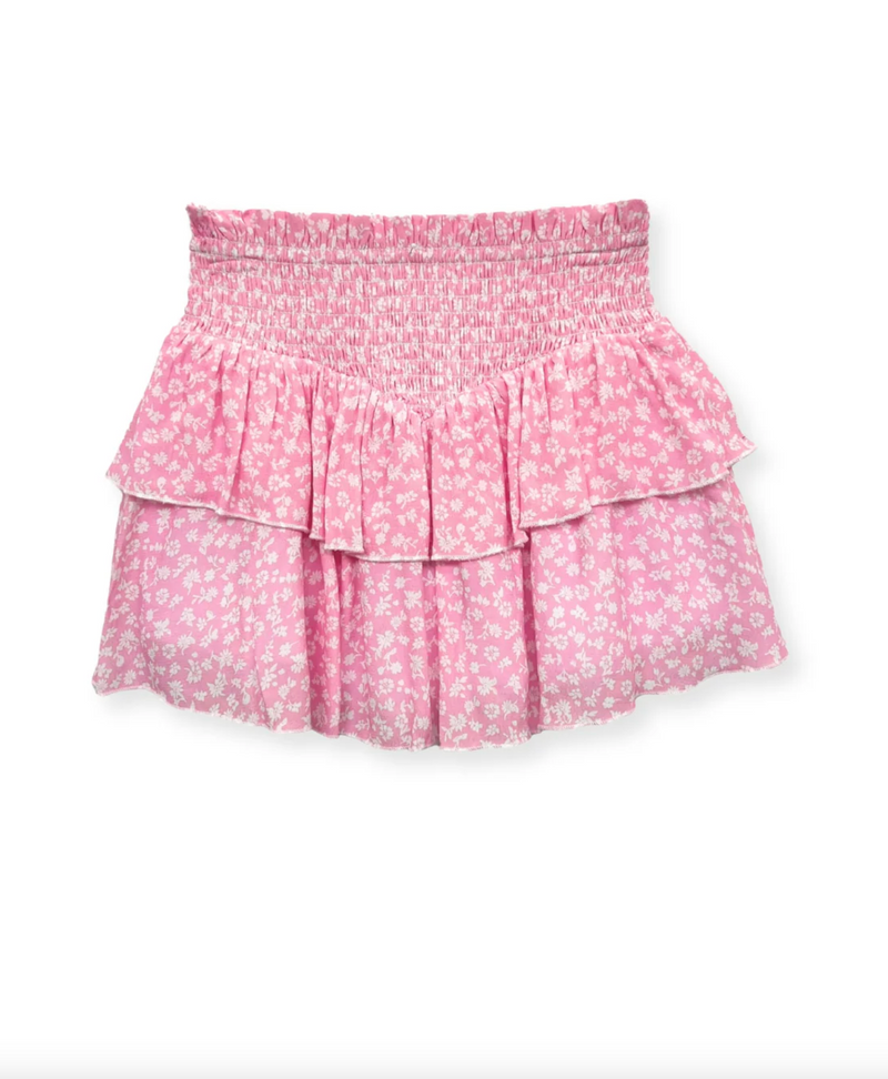 Brooke Skirt Pink Ditsy Floral