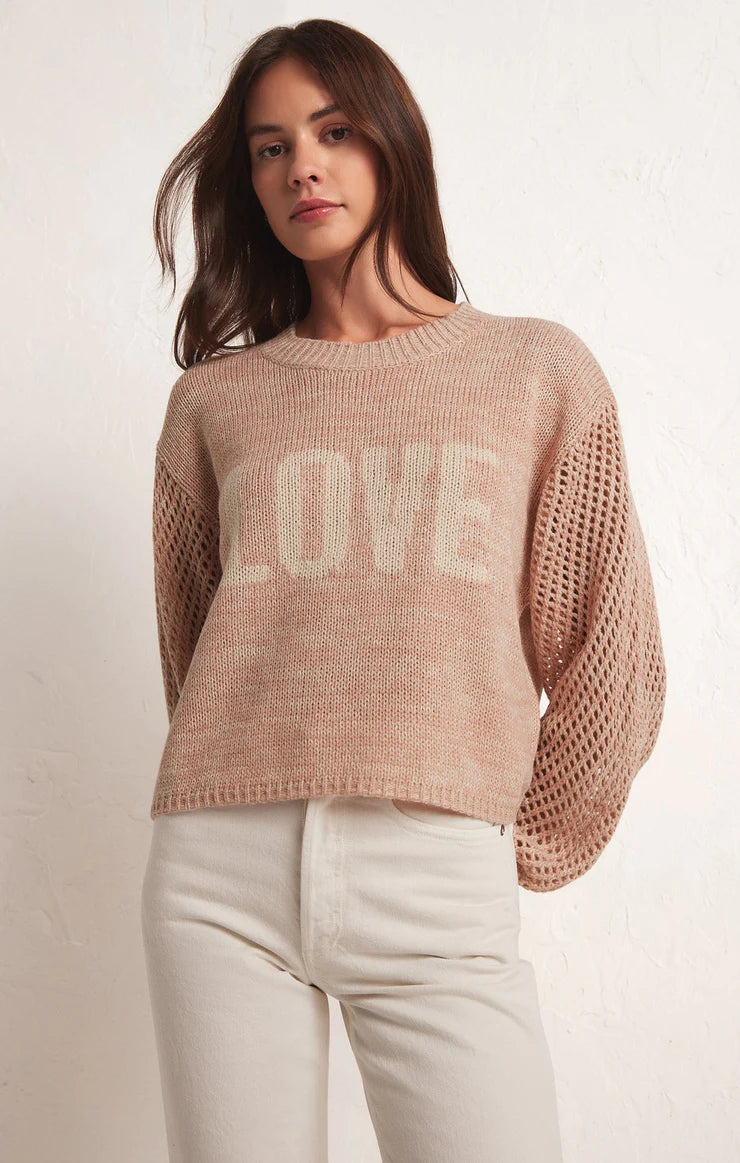 Blushing Love Sweater Soft Pink