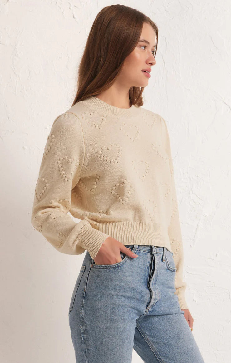 All We Need is Love Sweater Sandstone