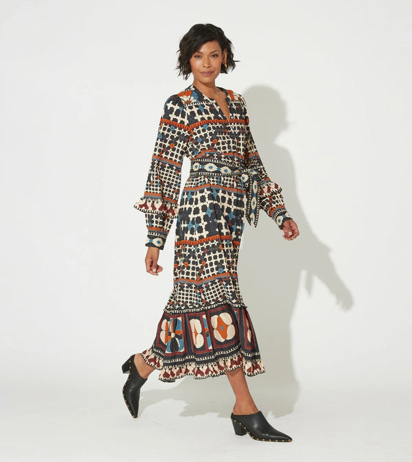 Genevieve Midi Dress Deco