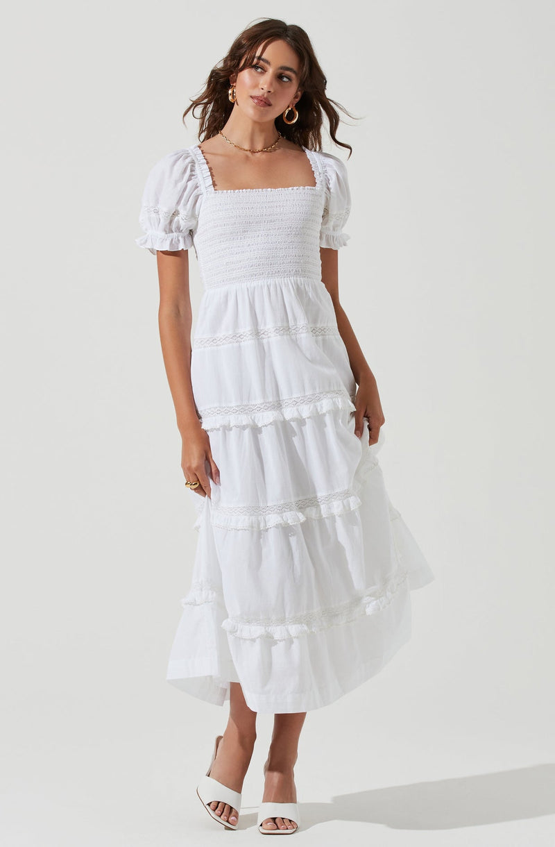 Orla Dress White