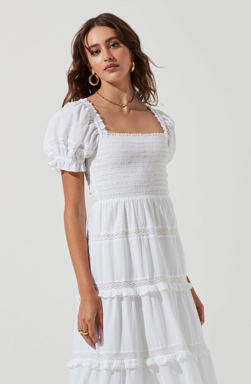 Orla Dress White