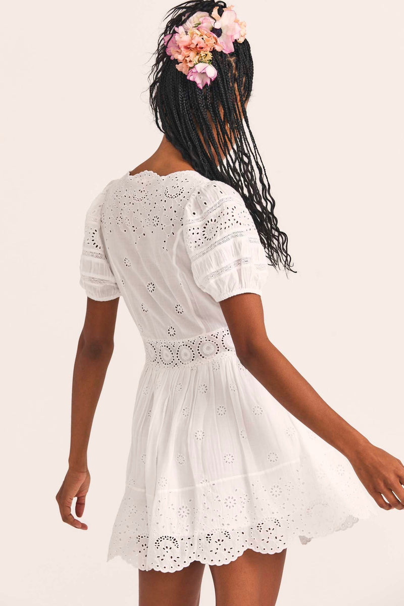 Valente Dress Antique White