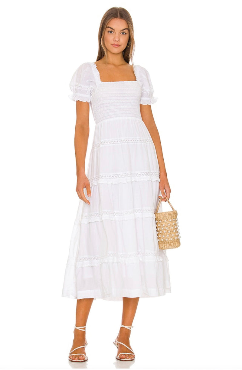 Orla Dress White