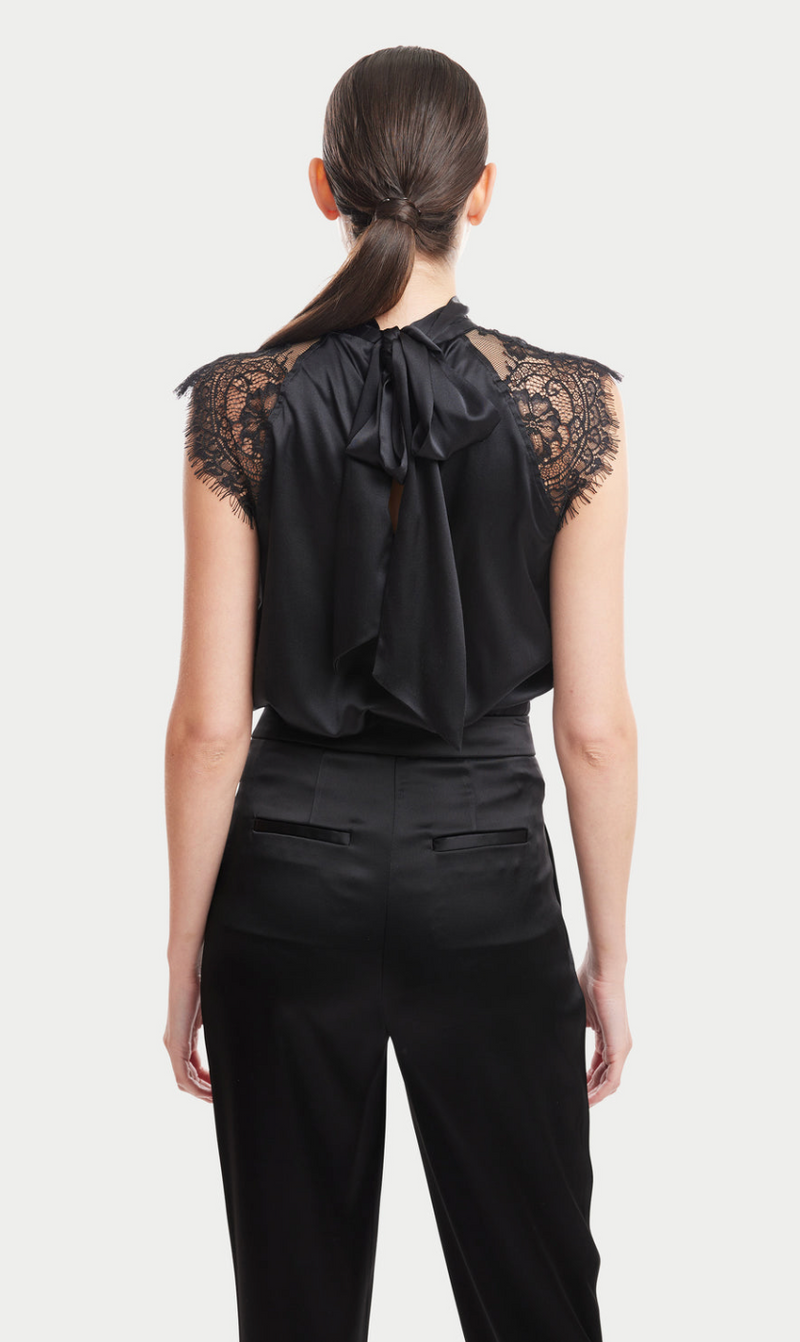Rachel Halter Blouse Black