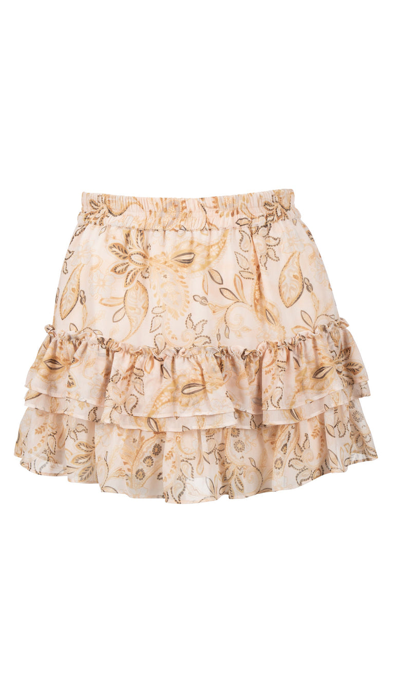 Audrina Paisley Skirt Floral Paisley