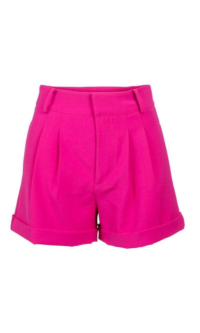 Georgie Crepe Shorts Hot Pink