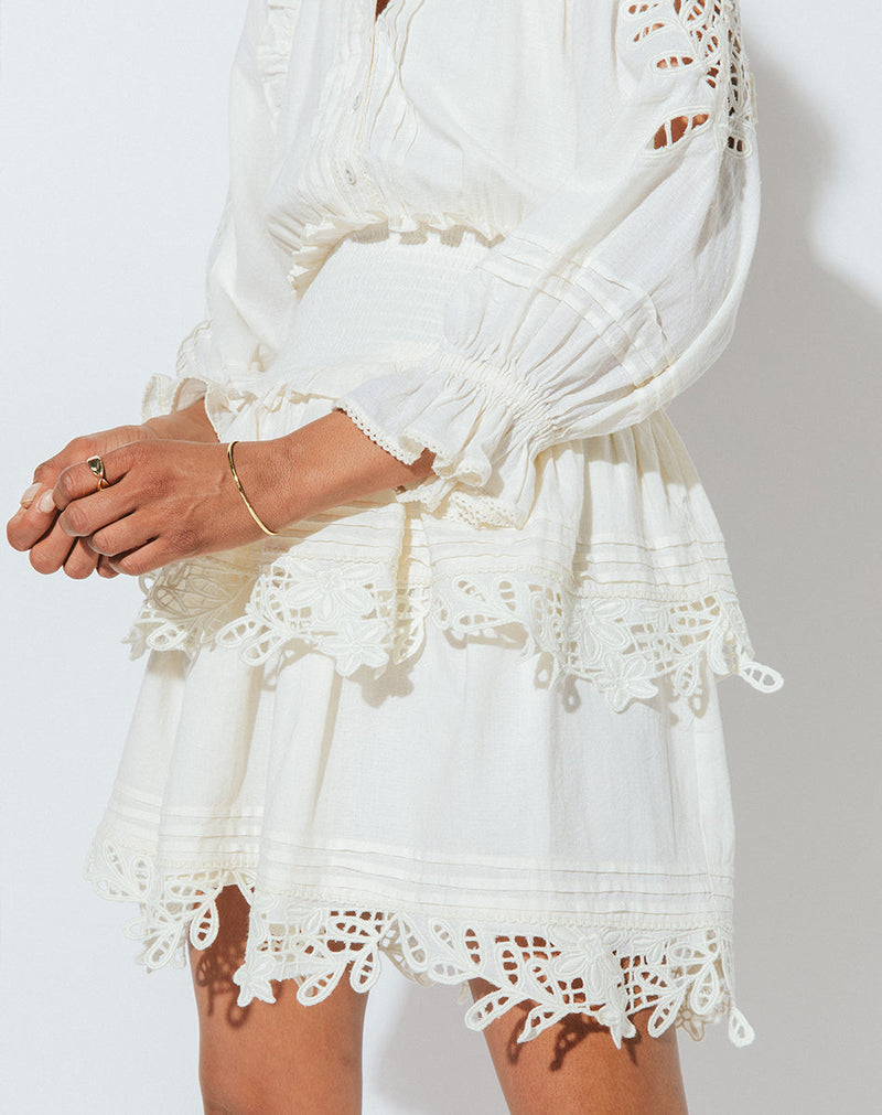 Valeria Mini Dress Ivory